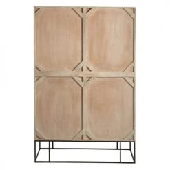 Calicosy Commodes Et Cabinets Armoire 3 Portes Et 4 Tiroirs Bois De Manguier -Coffres et malles Soldes armoire 3 portes et 4 tiroirs bois de manguier 3