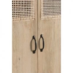 Calicosy Commodes Et Cabinets Armoire 3 Portes Et 4 Tiroirs Bois De Manguier -Coffres et malles Soldes armoire 3 portes et 4 tiroirs bois de manguier 5