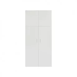 ML-Design Commodes Et Cabinets Armoire Multifonctionnelle Avec 2 Portes, Blanc -Coffres et malles Soldes armoire multifonctionnelle avec 2 portes blanc 3