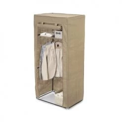 Compactor Aménagements De Placard Et De Dressing Armoire Penderie Housse Zippée Marron H148cm -Coffres et malles Soldes armoire penderie housse zippee marron h148cm 5