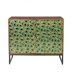 Dutchbone Commodes Et Cabinets Buffet 2 Portes En Bois Multicolore