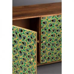 Dutchbone Commodes Et Cabinets Buffet 2 Portes En Bois Multicolore -Coffres et malles Soldes buffet 2 portes en bois multicolore 4