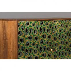 Dutchbone Commodes Et Cabinets Buffet 2 Portes En Bois Multicolore -Coffres et malles Soldes buffet 2 portes en bois multicolore 5