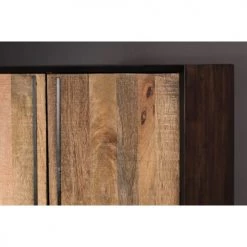 Dutchbone Commodes Et Cabinets Buffet Haut En Bois Foncé -Coffres et malles Soldes buffet haut en bois fonce 5