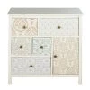 Maisons Du Monde Commodes Et Cabinets Cabinet De Rangement 1 Porte 5 Tiroirs Blanc Motifs Sérigraphiés Multicolores -Coffres et malles Soldes cabinet de rangement 1 porte 5 tiroirs blanc motifs serigraphies multicolores 1000 7 11 221534 1