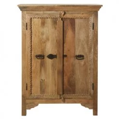 Maisons Du Monde Commodes Et Cabinets Cabinet De Rangement 2 Portes En Manguier Massif