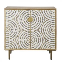 Maisons Du Monde Commodes Et Cabinets Cabinet De Rangement 2 Portes Finition Résine Et Nacre