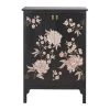Maisons Du Monde Commodes Et Cabinets Cabinet De Rangement 2 Portes Noir Imprimé Floral -Coffres et malles Soldes cabinet de rangement 2 portes noir imprime floral 1000 1 16 201859 1