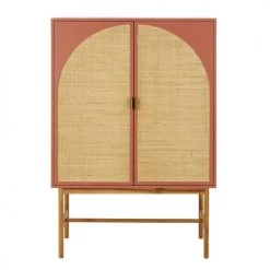 Maisons Du Monde Commodes Et Cabinets Cabinet De Rangement 2 Portes Terracotta Cannage En Rotin