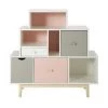 Maisons Du Monde Commodes Et Cabinets Cabinet De Rangement 4 Tiroirs Blanc, Rose Et Gris 2 Maisons Du Monde Commodes Et Cabinets Cabinet De Rangement 4 Tiroirs Blanc, Rose Et Gris -Coffres et malles Soldes cabinet de rangement 4 tiroirs blanc rose et gris 1000 0 39 150263 2