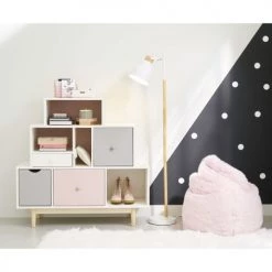 Maisons Du Monde Commodes Et Cabinets Cabinet De Rangement 4 Tiroirs Blanc, Rose Et Gris 13 Maisons Du Monde Commodes Et Cabinets Cabinet De Rangement 4 Tiroirs Blanc, Rose Et Gris -Coffres et malles Soldes cabinet de rangement 4 tiroirs blanc rose et gris 1000 0 39 150263 5