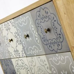 Maisons Du Monde Commodes Et Cabinets Cabinet De Rangement 6 Tiroirs En Trompe L'œil Motifs Arabesques Verts 8 Maisons Du Monde Commodes Et Cabinets Cabinet De Rangement 6 Tiroirs En Trompe L'œil Motifs Arabesques Verts -Coffres et malles Soldes cabinet de rangement 6 tiroirs en trompe l oeil motifs arabesques verts 1000 7 8 208903 3