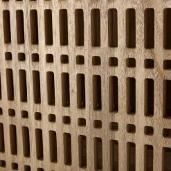 Maisons Du Monde Commodes Et Cabinets Cabinet De Rangement Ajouré 2 Portes En Teck -Coffres et malles Soldes cabinet de rangement ajoure 2 portes en teck 1000 1 6 187171 4