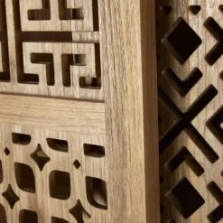 Maisons Du Monde Commodes Et Cabinets Cabinet De Rangement Ajouré 2 Portes En Teck -Coffres et malles Soldes cabinet de rangement ajoure 2 portes en teck 1000 1 6 187171 5