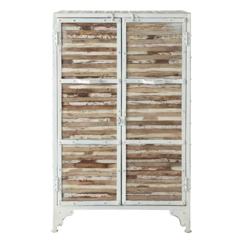 Maisons Du Monde Commodes Et Cabinets Cabinet De Rangement En Métal Blanc L 75 Cm 3 Maisons Du Monde Commodes Et Cabinets Cabinet De Rangement En Métal Blanc L 75 Cm