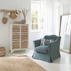 Maisons Du Monde Commodes Et Cabinets Cabinet De Rangement En Métal Blanc L 75 Cm 10 Maisons Du Monde Commodes Et Cabinets Cabinet De Rangement En Métal Blanc L 75 Cm -Coffres et malles Soldes cabinet de rangement en metal blanc l 75 cm 1000 12 22 147130 11