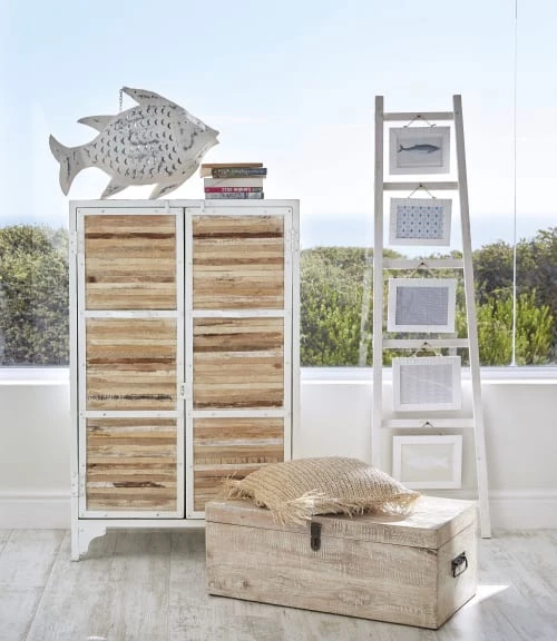 Maisons Du Monde Commodes Et Cabinets Cabinet De Rangement En Métal Blanc L 75 Cm 8 Maisons Du Monde Commodes Et Cabinets Cabinet De Rangement En Métal Blanc L 75 Cm – Image 6