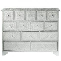 Maisons Du Monde Commodes Et Cabinets Cabinet De Rangement Indien Argenté