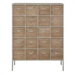 Maisons Du Monde Commodes Et Cabinets Cabinet De Rangement Industriel 20 Tiroirs