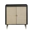 Maisons Du Monde Commodes Et Cabinets Cabinet De Rangement Vintage 2 Portes Structure Noire