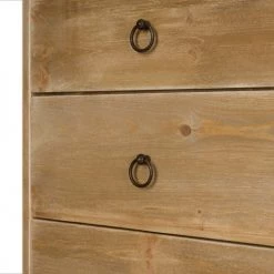 Dendro Commodes Et Cabinets Chiffonnier 4 Tiroirs Bois Massif -Coffres et malles Soldes chiffonnier 4 tiroirs bois massif 5