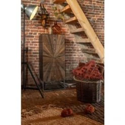 Hellin Commodes Et Cabinets Chiffonnier En Bois Et Métal -Coffres et malles Soldes chiffonnier en bois et metal 2