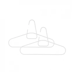 Zone Denmark Aménagements De Placard Et De Dressing Cintre En Fer Blanc - Lot De 2