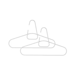 Zone Denmark Aménagements De Placard Et De Dressing Cintre En Fer Gris Clair - Lot De 2 -Coffres et malles Soldes cintre en fer gris clair lot de 2 4