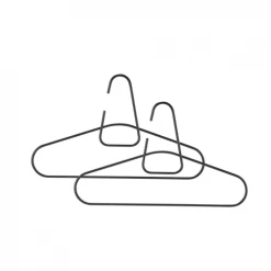 Zone Denmark Aménagements De Placard Et De Dressing Cintre En Fer Noir - Lot De 2