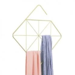 Casâme Aménagements De Placard Et De Dressing Cintre Porte Foulards Et écharpes Coloris Doré - Or -Coffres et malles Soldes cintre porte foulards et echarpes coloris dore or 2