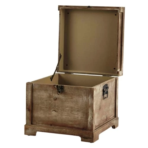 Maisons Du Monde Coffres Et Malles Coffre Banc En Sapin 4 Maisons Du Monde Coffres Et Malles Coffre Banc En Sapin – Image 2