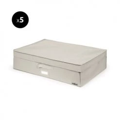 Compactor Aménagements De Placard Et De Dressing Coffre De Rangement Sous Vide 72x49cm - Lot De 5 -Coffres et malles Soldes coffre de rangement sous vide 72x49cm lot de 5 3