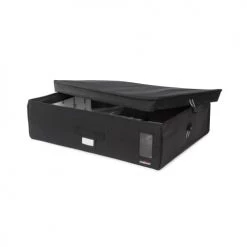 Compactor Aménagements De Placard Et De Dressing Coffre De Rangement Sous Vide Noir 72x49cm -Coffres et malles Soldes coffre de rangement sous vide noir 72x49cm 3