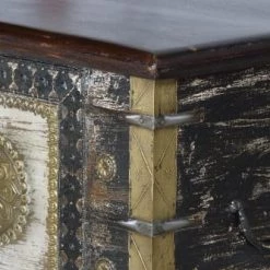 GINER Y COLOMER Coffres Et Malles Coffre En Bois De Manguier Et Détails En Bronze -Coffres et malles Soldes coffre en bois de manguier et details en bronze 2