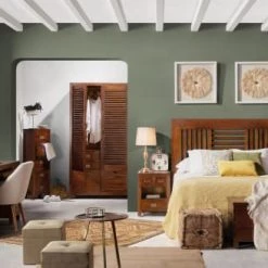 MOYCOR Coffres Et Malles Coffre En Bois Marron -Coffres et malles Soldes coffre en bois marron 1