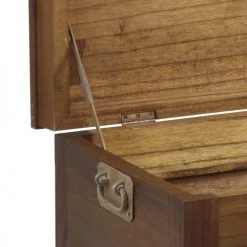 MOYCOR Coffres Et Malles Coffre En Bois Marron -Coffres et malles Soldes coffre en bois marron 7