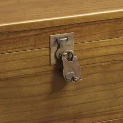 MOYCOR Coffres Et Malles Coffre En Bois Marron -Coffres et malles Soldes coffre en bois marron 8