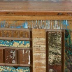 GINER Y COLOMER Coffres Et Malles Coffre En Bois Recyclé Multicolore -Coffres et malles Soldes coffre en bois recycle multicolore 2