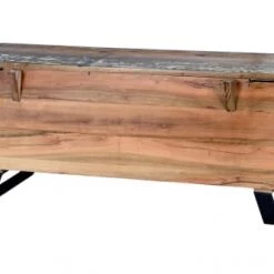 GINER Y COLOMER Coffres Et Malles Coffre En Bois Recyclé Multicolore -Coffres et malles Soldes coffre en bois recycle multicolore 4