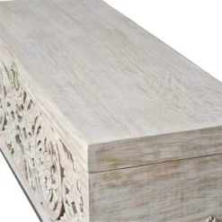 GINER Y COLOMER Coffres Et Malles Coffre En Manguier Et Pieds En Métal -Coffres et malles Soldes coffre en manguier et pieds en metal 3