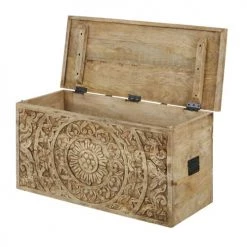 Coffres et malles Soldes -Coffres et malles Soldes coffre en manguier grave 1000 1 15 215306 2