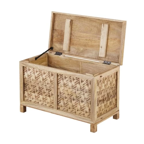 Maisons Du Monde Coffres Et Malles Coffre En Métal Et En Bois De Manguier 4 Maisons Du Monde Coffres Et Malles Coffre En Métal Et En Bois De Manguier – Image 2