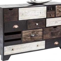 Kare Design Commodes Et Cabinets Commode 14 Tiroirs En Manguier Massif -Coffres et malles Soldes commode 14 tiroirs en manguier massif 4