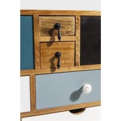 Kare Design Commodes Et Cabinets Commode 14 Tiroirs En Peuplier Massif -Coffres et malles Soldes commode 14 tiroirs en peuplier massif 3