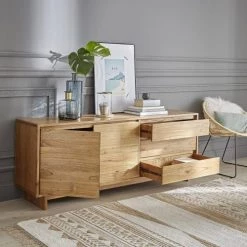 Bois Dessus Bois Dessous Commodes Et Cabinets Commode 2 Placards Et 3 Tiroirs En Mindy -Coffres et malles Soldes commode 2 placards et 3 tiroirs en mindy 8