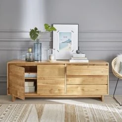 Bois Dessus Bois Dessous Commodes Et Cabinets Commode 2 Placards Et 3 Tiroirs En Mindy -Coffres et malles Soldes commode 2 placards et 3 tiroirs en mindy 9