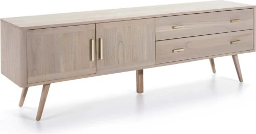 Thai Natura Commodes Et Cabinets Commode 2 Portes 2 Grd Tiroirs Cérusé Blanc 3 Thai Natura Commodes Et Cabinets Commode 2 Portes 2 Grd Tiroirs Cérusé Blanc