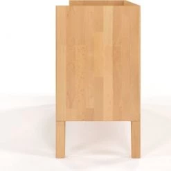 Skandica Commodes Et Cabinets Commode 2 Tiroirs 2 Portes En Hêtre Massif -Coffres et malles Soldes commode 2 tiroirs 2 portes en hetre massif 3