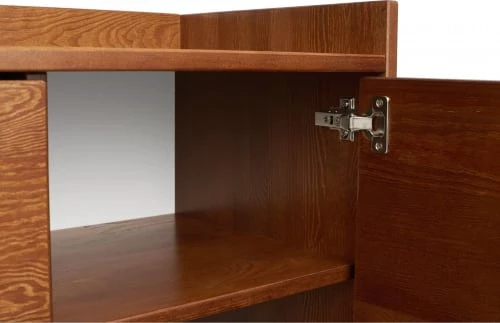 Skandica Commodes Et Cabinets Commode 2 Tiroirs 2 Portes En Pin Massif Foncé 8 Skandica Commodes Et Cabinets Commode 2 Tiroirs 2 Portes En Pin Massif Foncé – Image 6