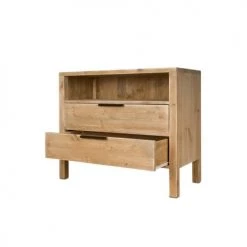 Dendro Commodes Et Cabinets Commode 2 Tiroirs Bois Massif -Coffres et malles Soldes commode 2 tiroirs bois massif 5
